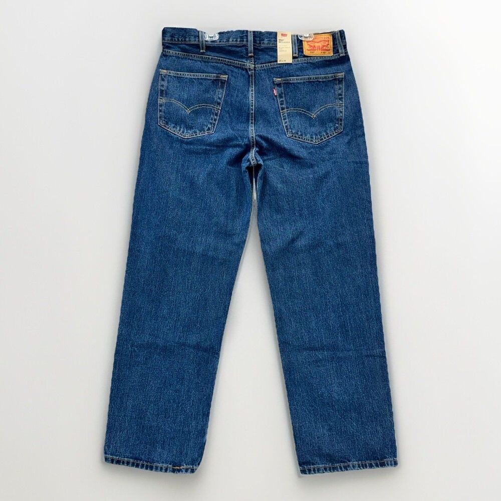 Levi's 550 Jeans Men's 40x32 Relaxed Fit Blue Denim High Rise NWT
